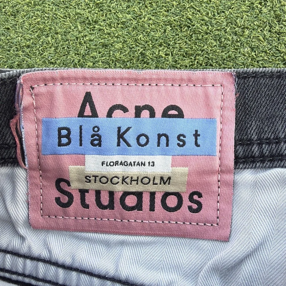 Acne Studios Black Mece Bla Konst Jeans Pants - Size 34x32